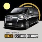 sewa mobil hiace premio luxury plus driver dan bbm- sewahiacetangerang.com